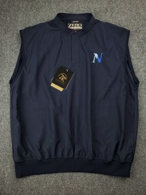 Zero Restriction Lightweight Vest Jacket Mens XL Sleeveless Pullover Windbreaker